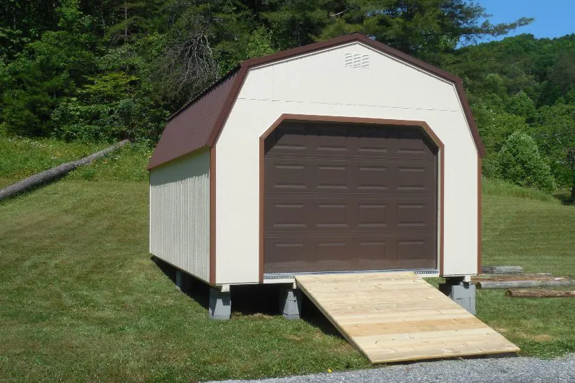 portable garage building